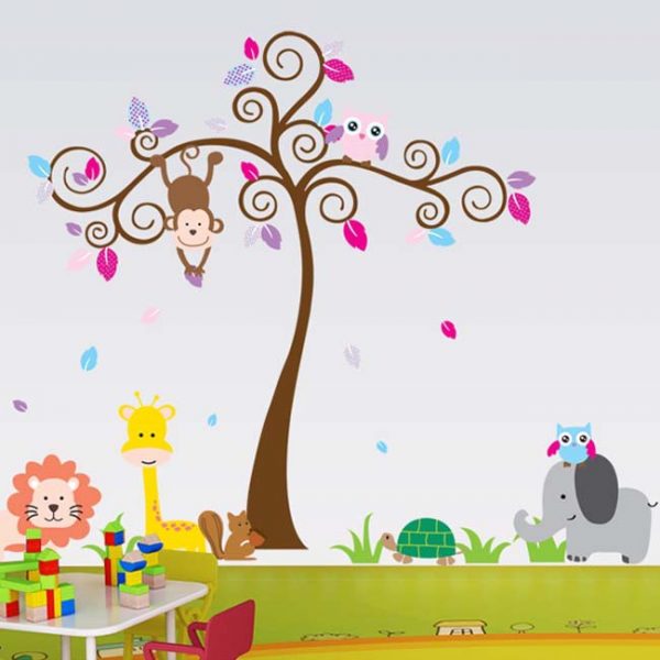 Bebek Odası Duvar Kağıdı ve Sticker Modelleri